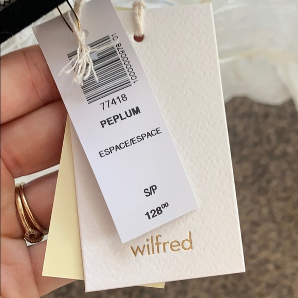 Aritzia Peplum blouse - Picture 3 of 3
